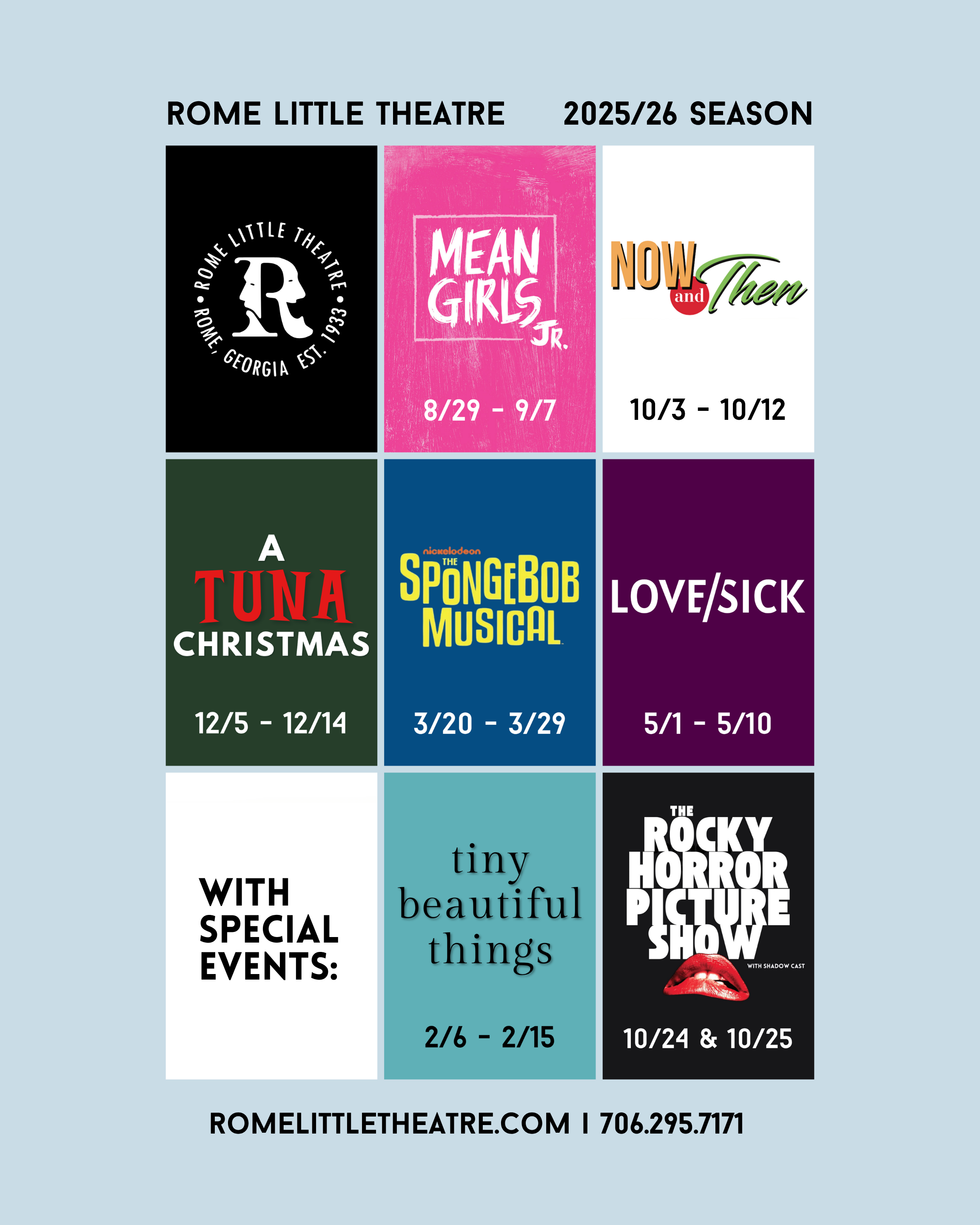 RLT Season Flyer RLT Season Flyer